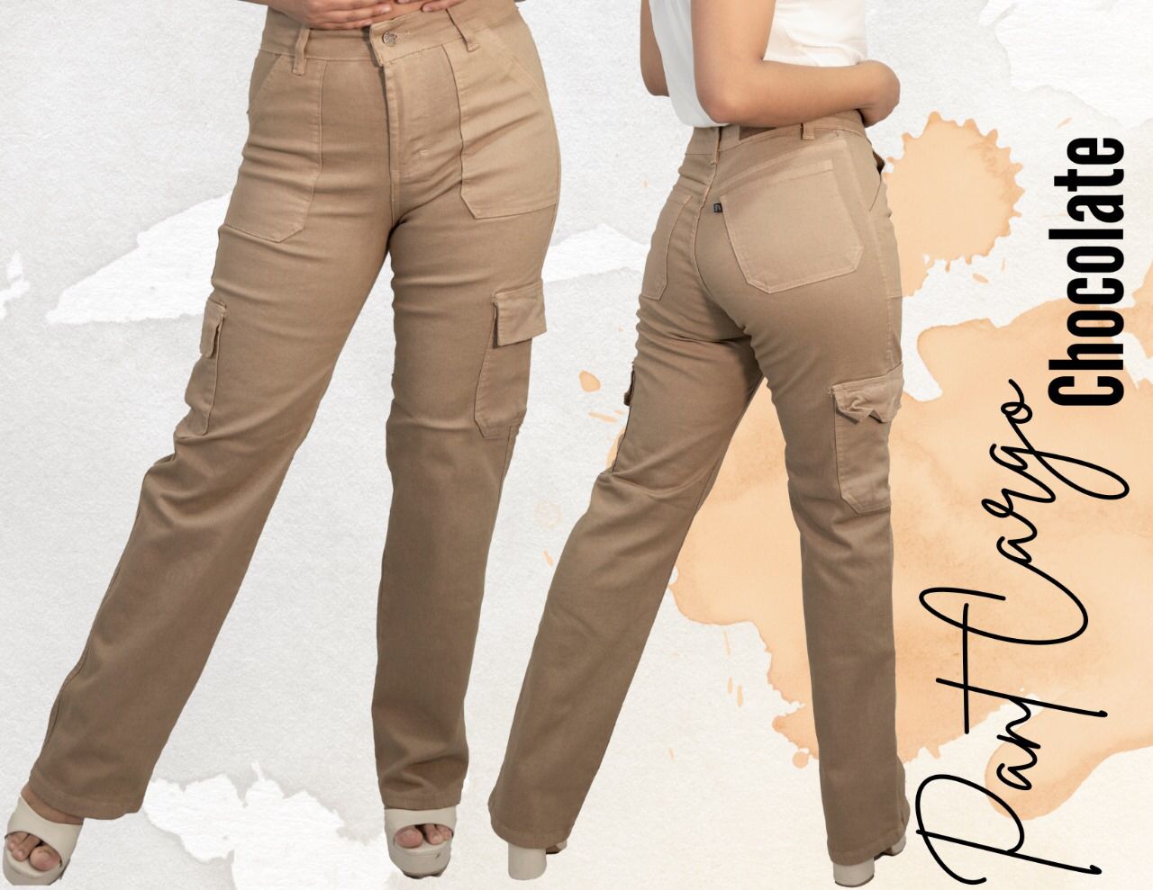 Pantalón cargo chocolate