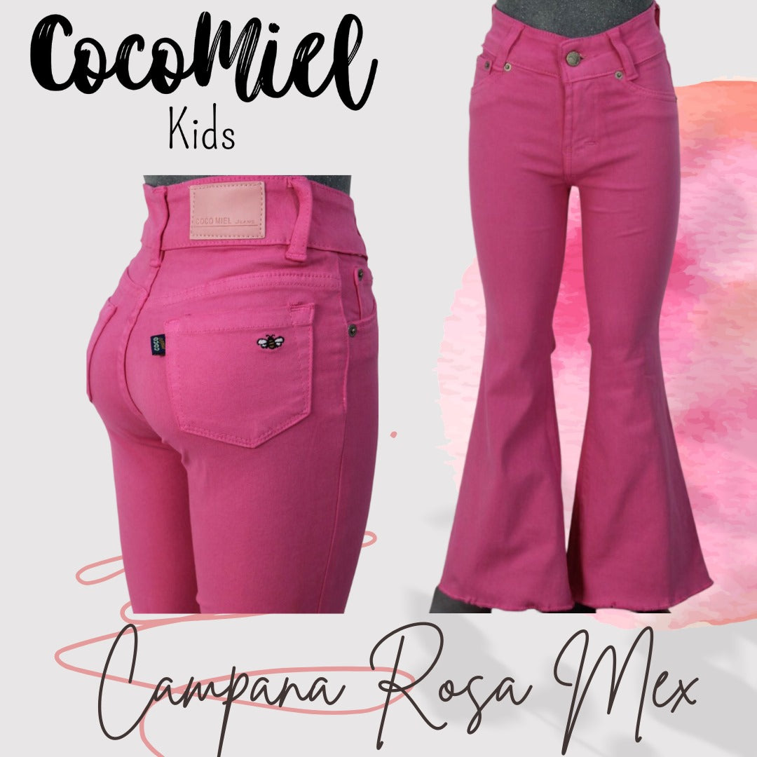 Niña campana rosa mex