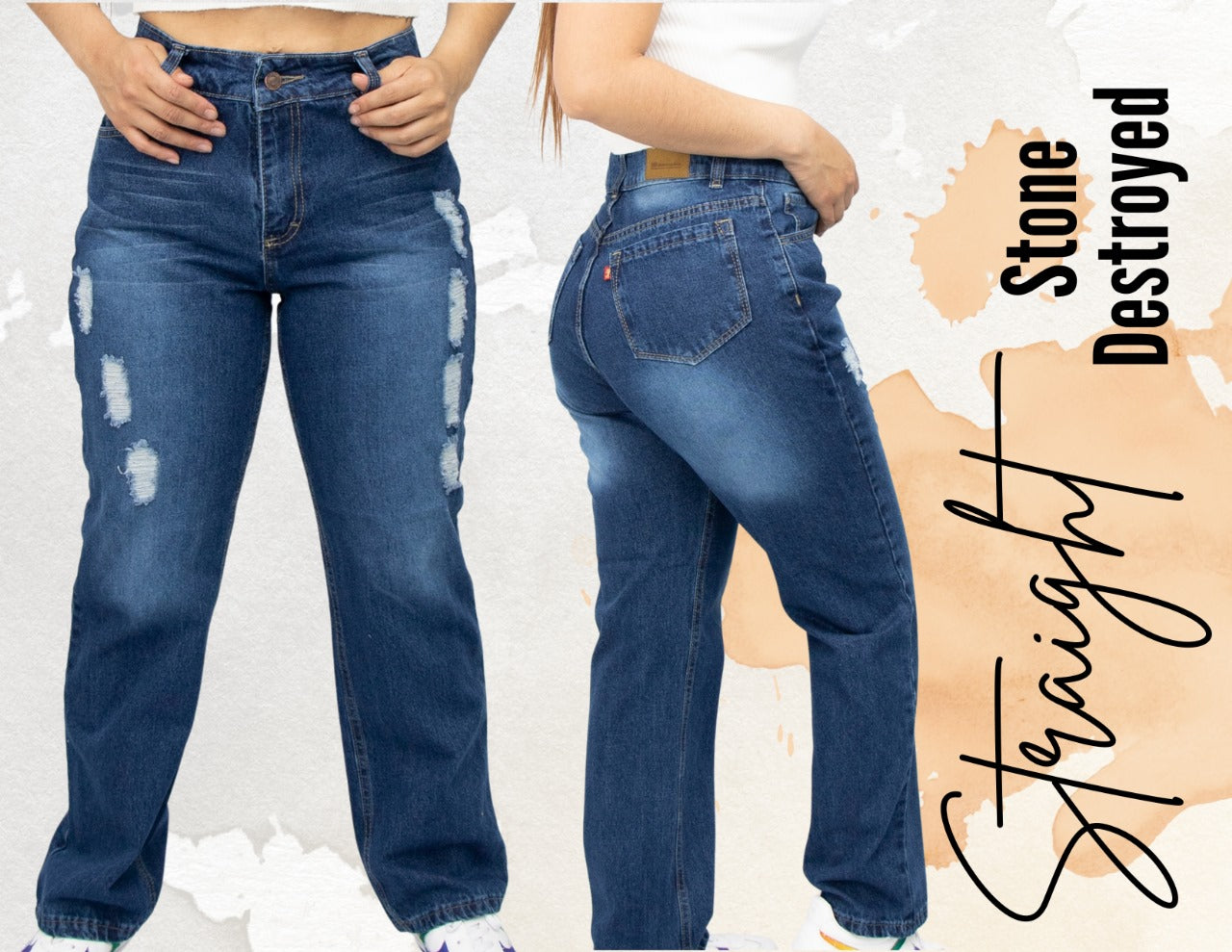 Straight stone destroyed