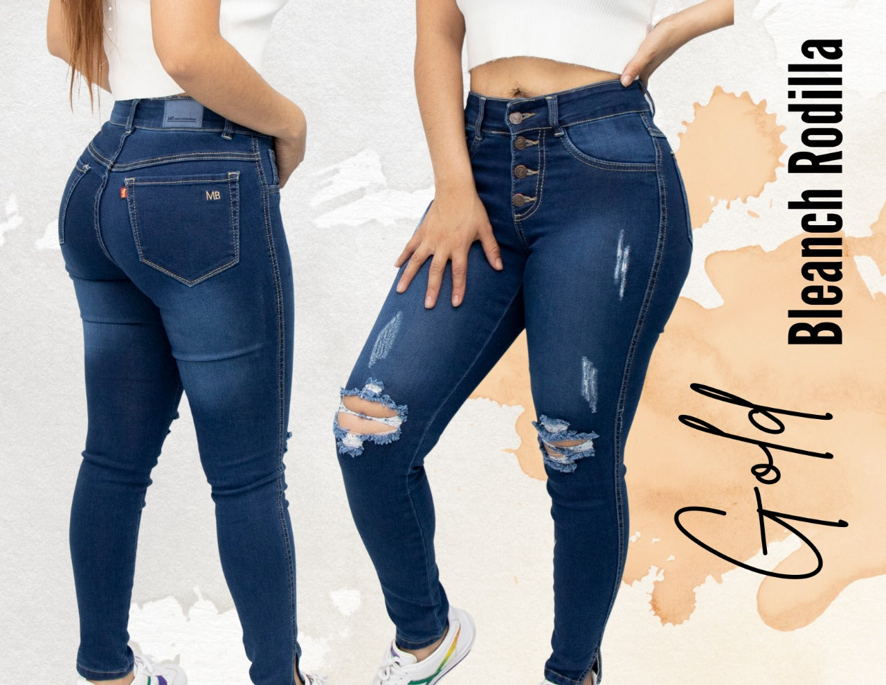 Gold bleanch rodilla