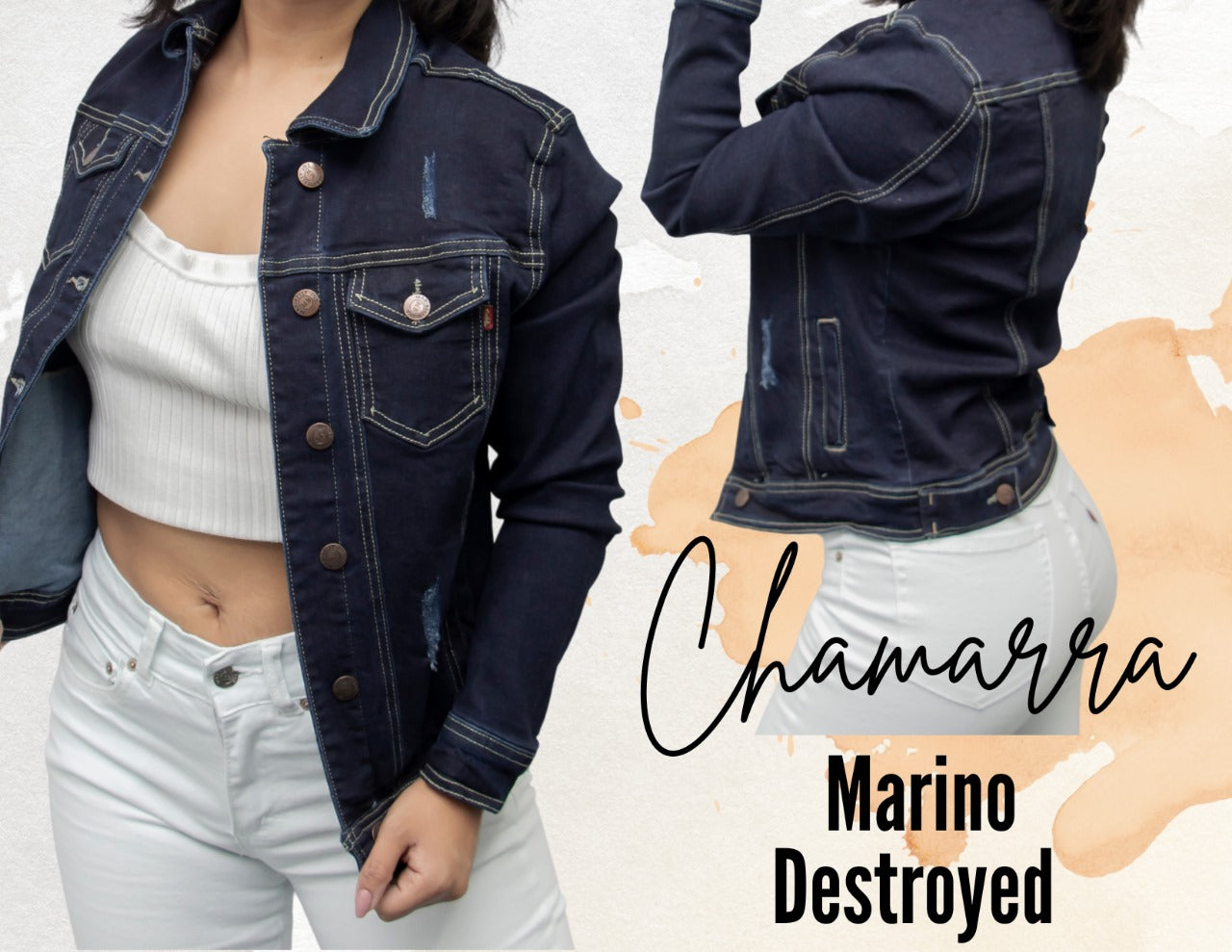 Chamarra marino destroyed