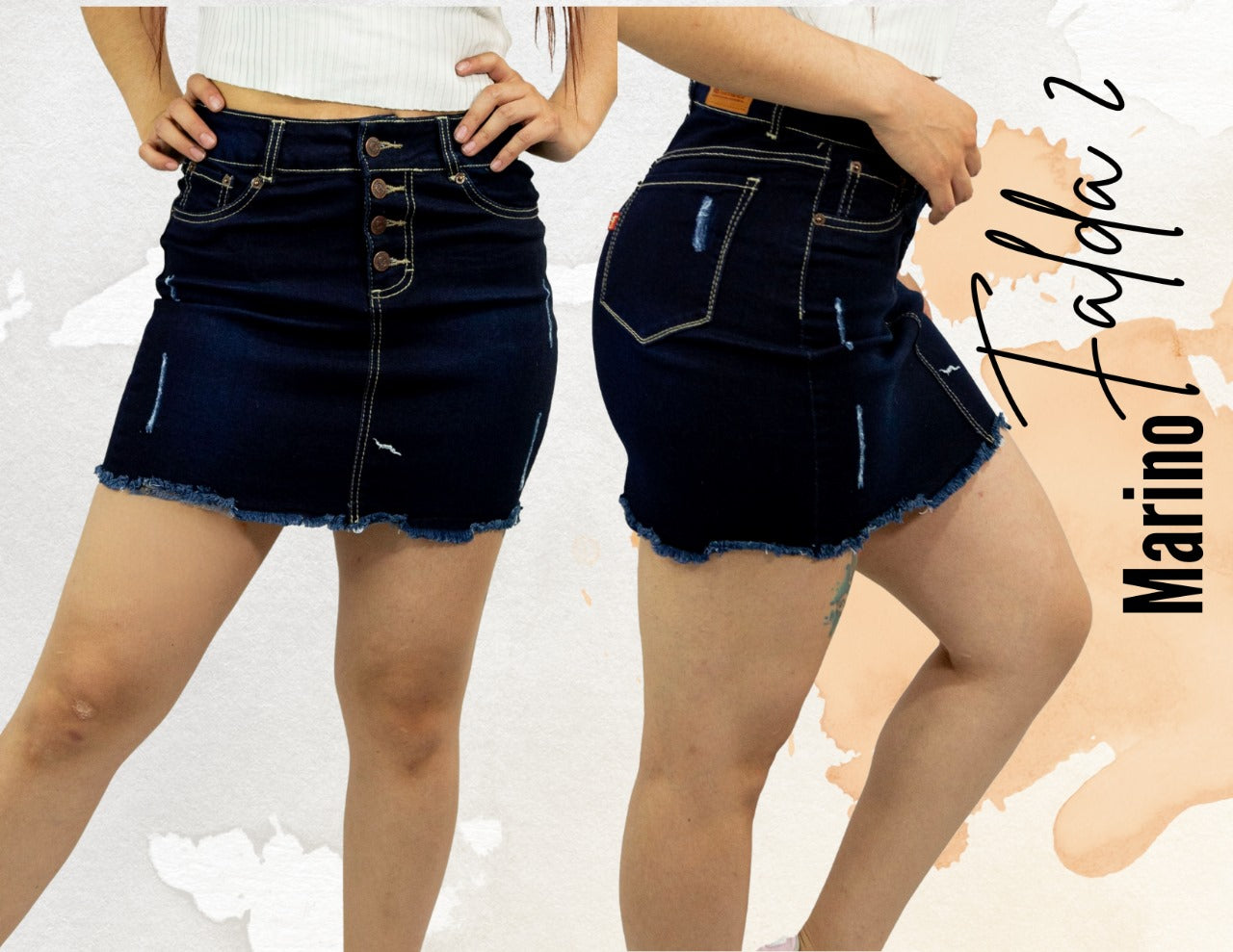 Falda #2 marino