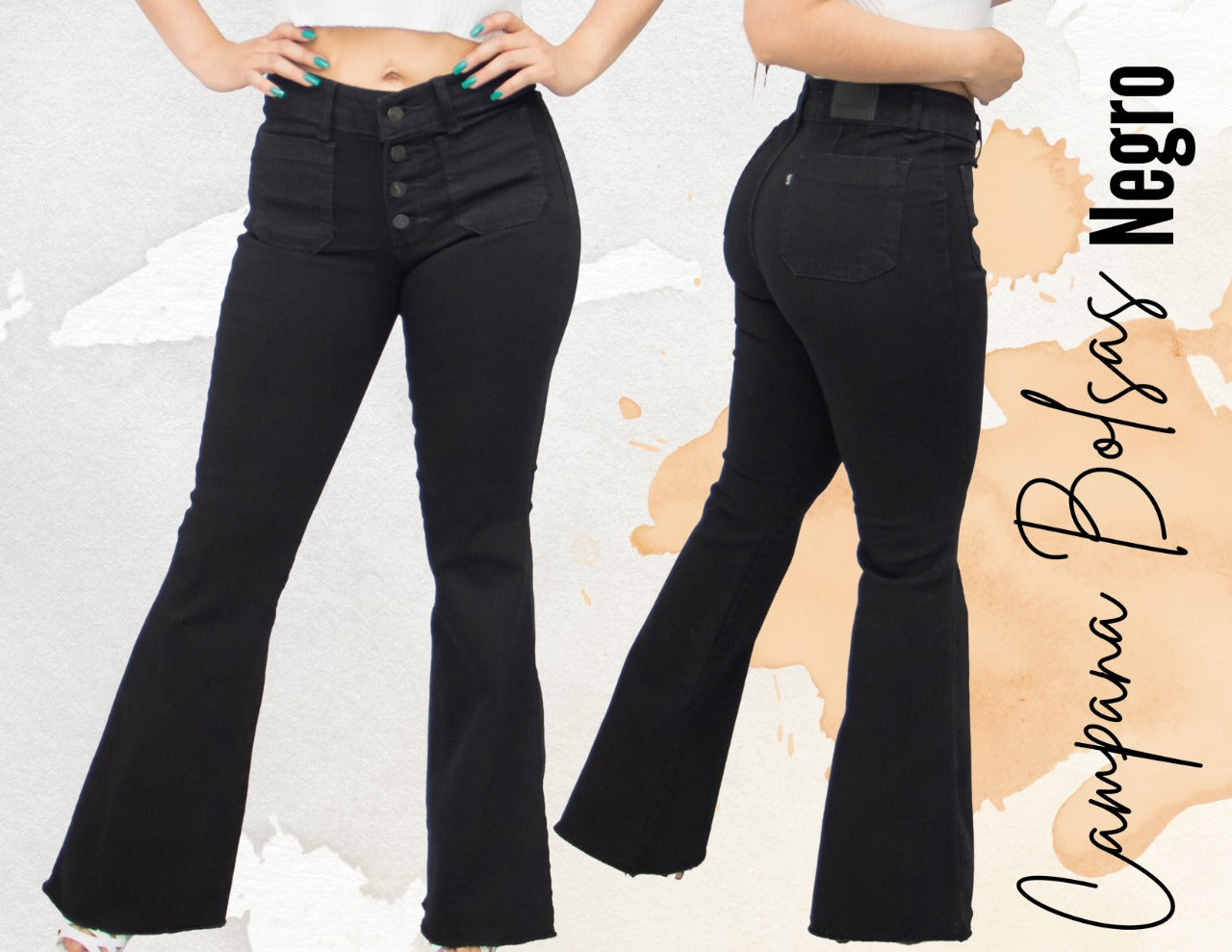 Campana bolsas negro