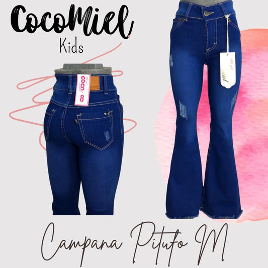 Niña campana pitufo M