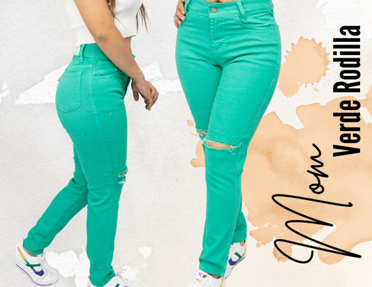 Mom verde rodilla